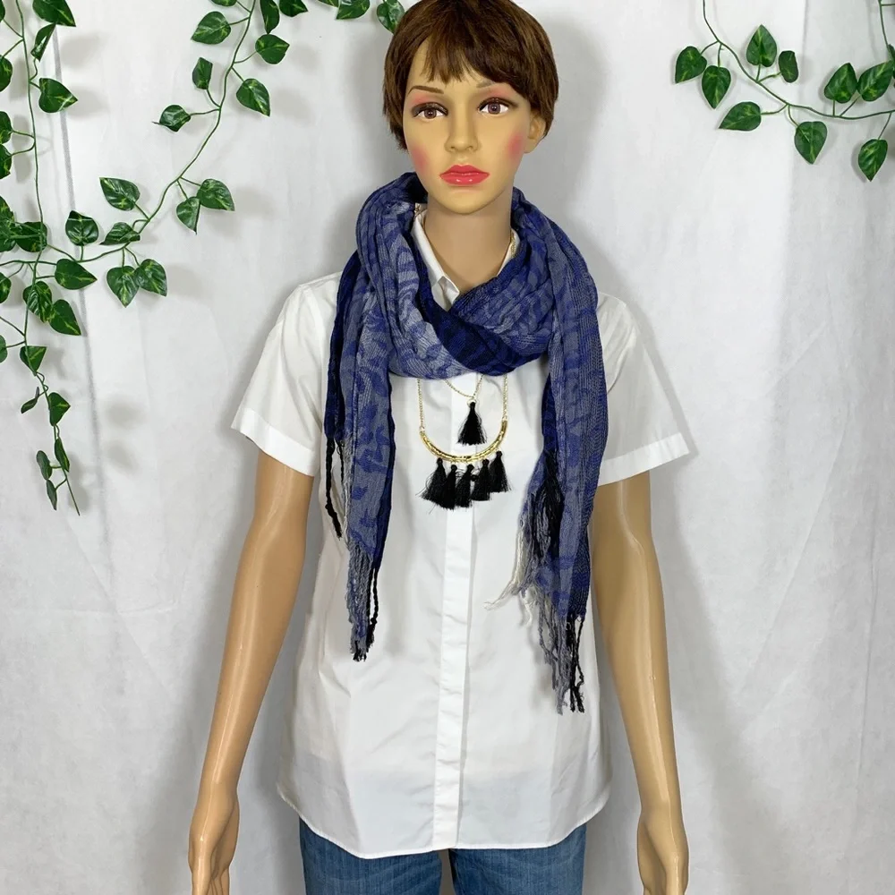 Blue Ombre Scarf